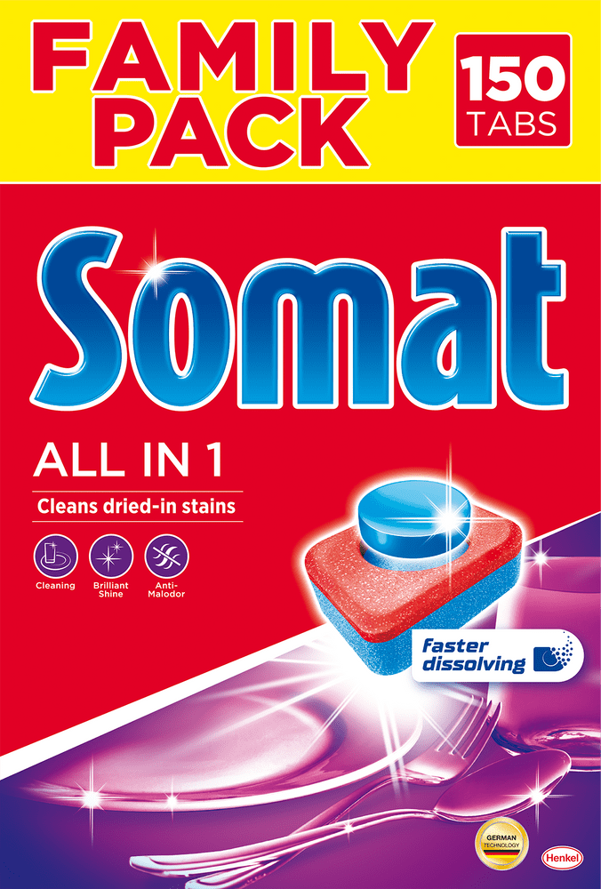 Somat All in 1 tablety do umývačky 150 Tabs